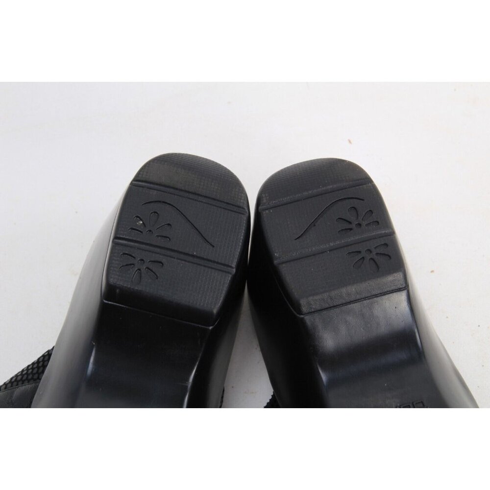 Dansko Jessie Black Leather Slip On Sandals Shoes EU 40 US Women's 9.5-10 - Picture 13 of 14